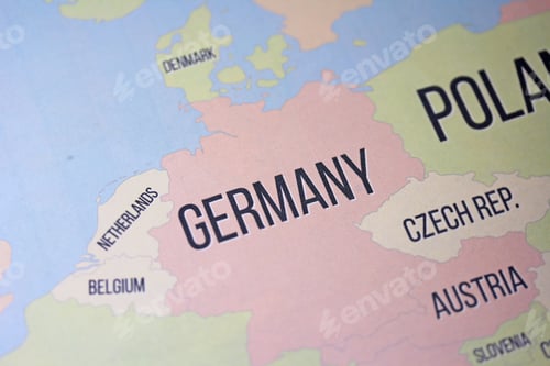 Preview: Germany Map Closed Up