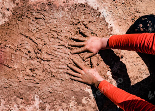 Preview: Children Play Mud Outside Without Worrying About Hygiene And Microbes