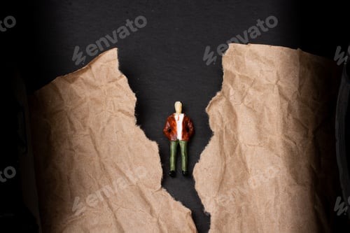 Preview: Little Tiny Man Person Figurine In View