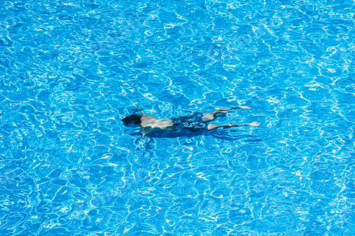 Preview: Children Diving In A Pool In Summer