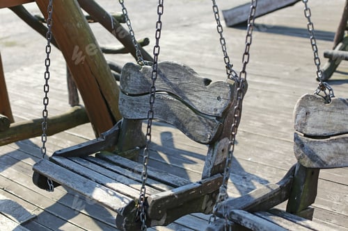 Preview: Wooden Swings Close Up