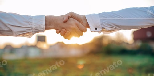 Preview: Close Up View Of Business Partnership Handshake Concept.