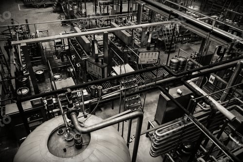 Preview: Beer Factory Interior With A Lot Of Machines