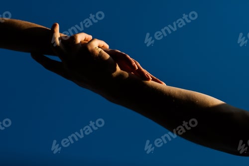 Preview: Happy Couple Holding Hands In The Sunset