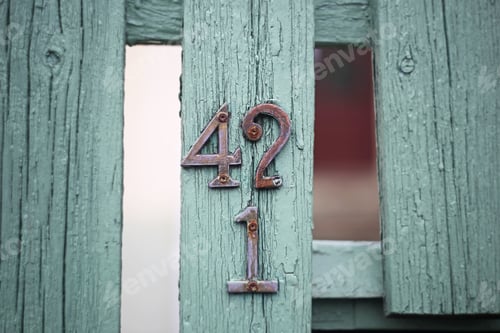 Preview: Rusty Number On The Fence