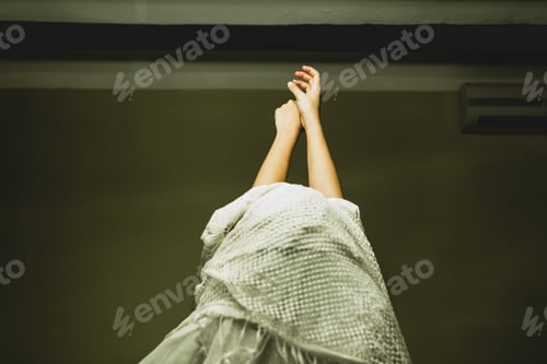 Preview: Bride Preparing To Get Married, With The Wedding Dress Laid