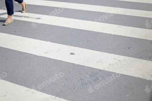 Preview: Crosswalk Stripes Close Up