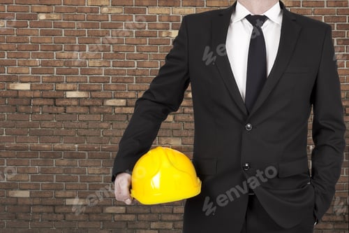 Preview: Foreground Lifestyle Businessman In Suit And Tie