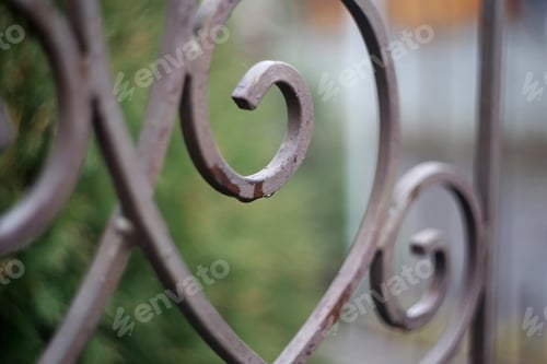 Preview: Iron Ornate Fence Close Up