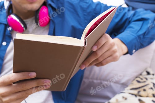 Preview: Young College Teenager Studying At Home