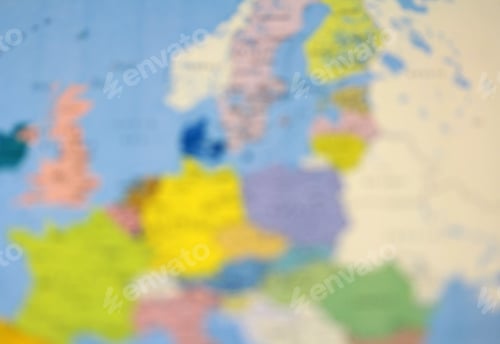 Preview: Blurred Europe Map