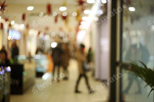 Preview: Blurred Mall Interior