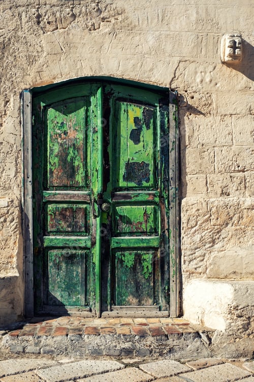 Preview: Old Door In Matera, Italy