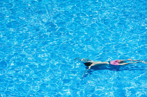 Preview: Children Diving In A Pool In Summer
