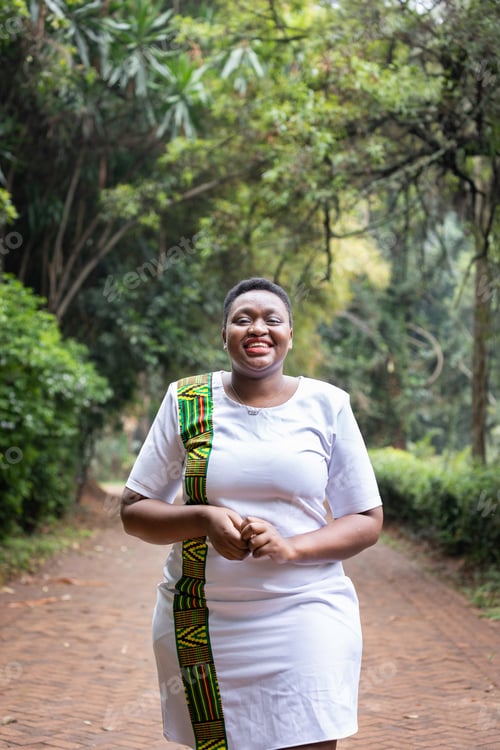 Preview: Portrait Of A Young Woman In A Park In Nairobi, Kenya, She Is Living With Hiv