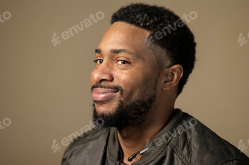 Preview: A Close Up Shot Of A Stylish Happy African American Man Living With Hiv Smiling At Camera