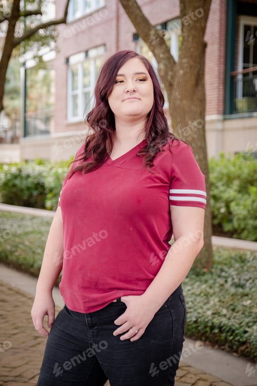 Preview: Confident Young Woman Living With Hiv Posing Outdoors In Charleston