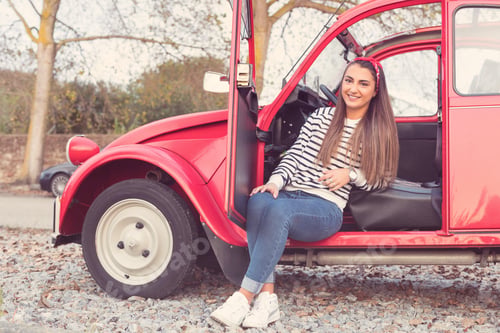 Preview: Woman Going On A Roadtrip In Her Convertible Car