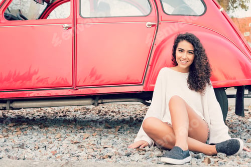 Preview: Woman Going On A Roadtrip In Her Convertible Car