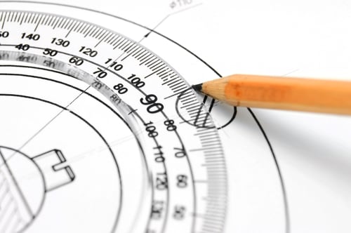 Preview: The Drawing, Ruler And Pencil.
