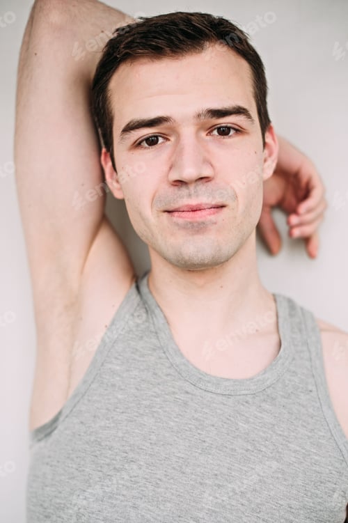 Preview: Close Up Portrait Of A Handsome Young Man