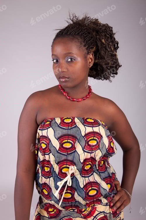 Preview: Young And Beautiful Woman Posing - Isolated