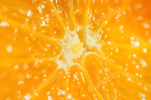 Preview: Macro Image Of Orange. Small Depth Of Field.