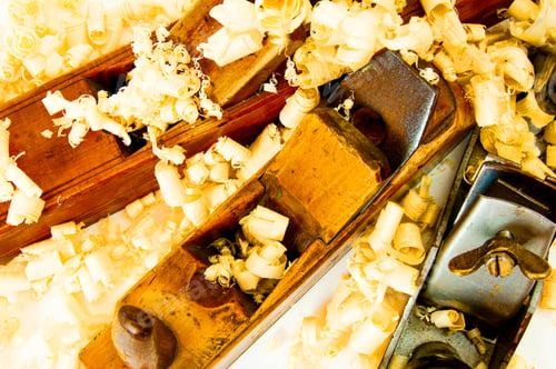 Preview: Woodworking. Joiner'S Works. Wooden Shaving And Plane