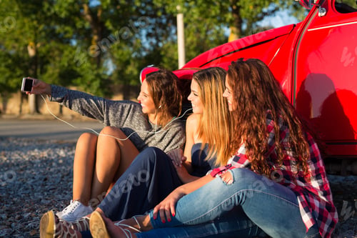 Preview: Group Of Friends On A Roadtrip Through Countryside