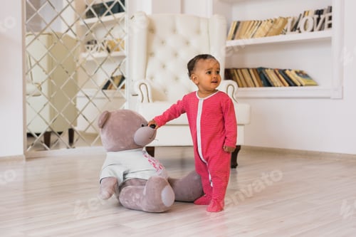 Preview: African American Baby Boy Indoors