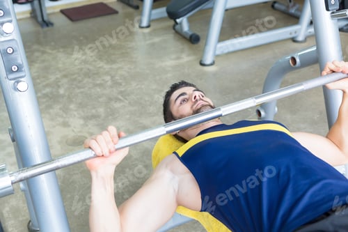 Preview: Handsome Young Man Working Out At The Gym