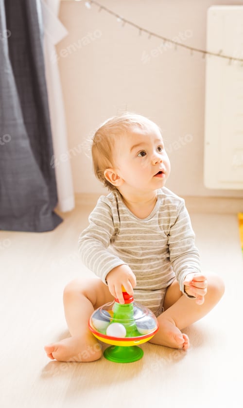 Preview: Baby Boy Plays In His Room.