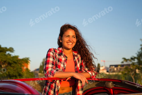 Preview: Woman Going On A Roadtrip In Her Convertible Car