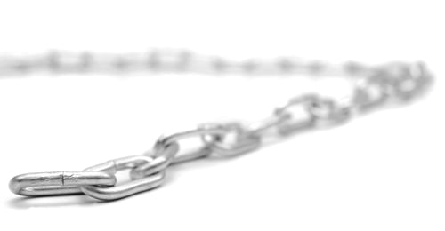 Preview: Chain. On A White Background.