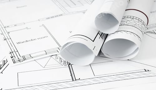 Preview: Planning Of Construction Of The House. Drawings For Building House. Working Drawings.
