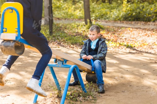 Preview: Children Playing On A School Playground During Recess.
