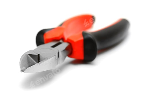 Preview: Pliers. On A White Background.