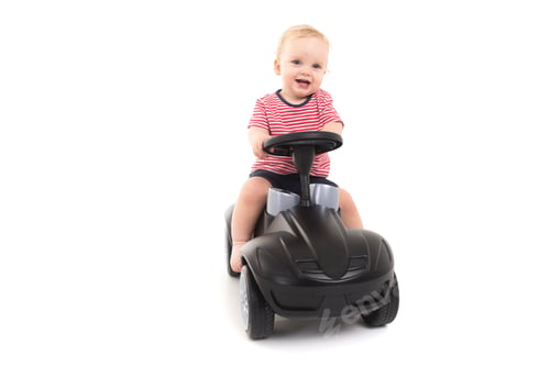 Preview: Child Sitting On A Gurney Isolated On White Background