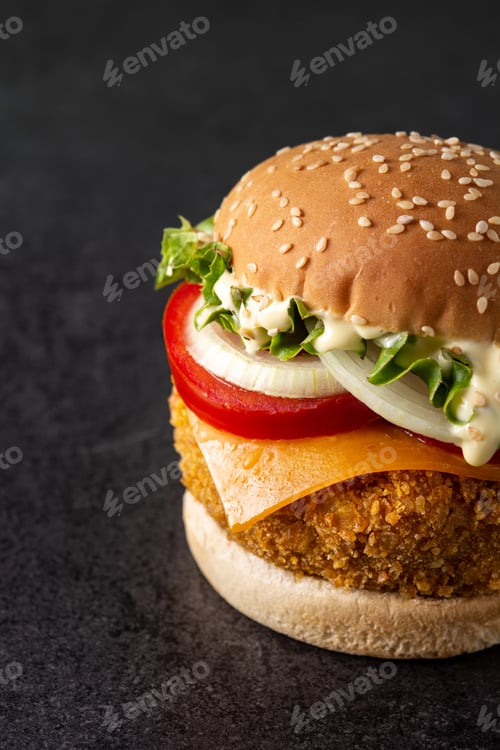 Preview: Crispy chicken burger