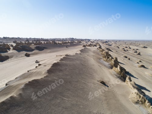 Preview: Yardang landform landscape in west of china