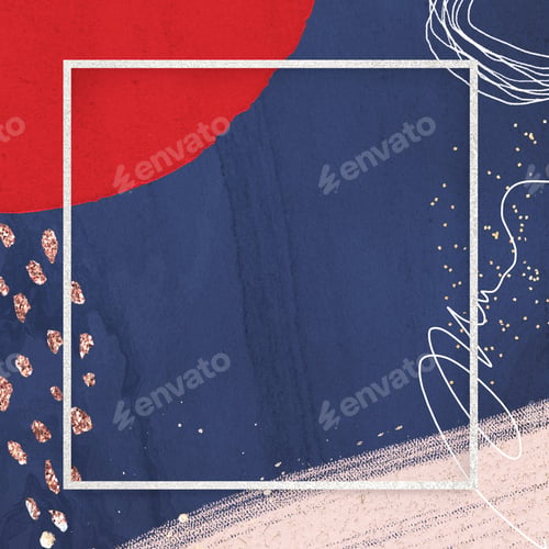 Preview: Contemporary Memphis textured template