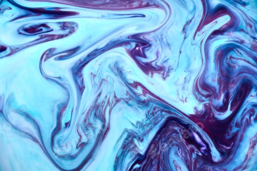 Preview: Abstract Paint Color Background. Exoplanet Cosmic Sea Pattern, Paint Stains. Marbleized Effect