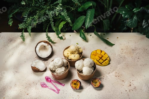 Preview: Vegan tropical ice cream