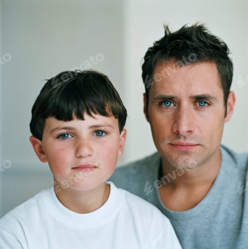 Preview: Portrait of a father and son