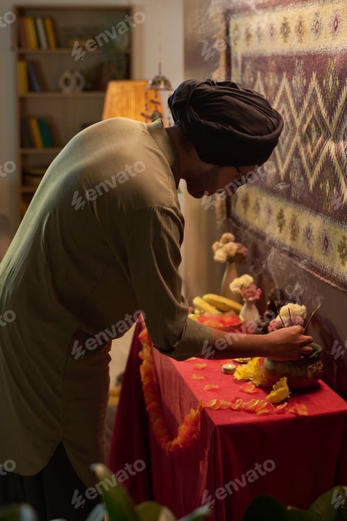 Preview: Arranging Items on Table During Daytime Indoors Ceremony