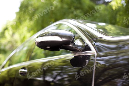Preview: Rear view mirror of car