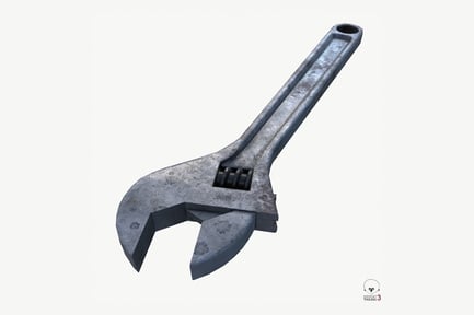 Preview: Weathered Adjustable Wrench