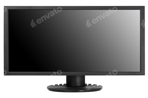 Preview: monitor isolated on white