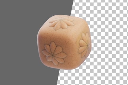 Preview: Plastic Resin Abstract Layered Coral Column 3D Icon
