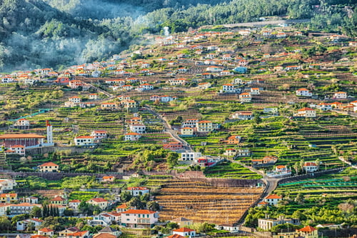 Preview: Beautiful Landscape view of Mountain Village.